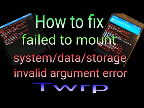 Panduan atasi masalah Failed To Mount System (Invalid Argument) pada Polytron W7530 via TWRP