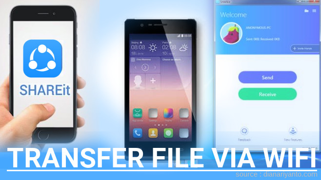 Tips Transfer File via Wifi di Polytron 4G 450 Menggunakan ShareIt Versi Baru