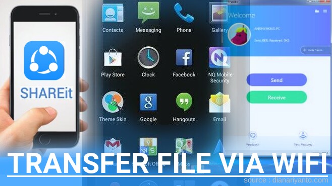 Tutorial Transfer File via Wifi di Polytron Crystal 4 W8480 Menggunakan ShareIt Terbaru