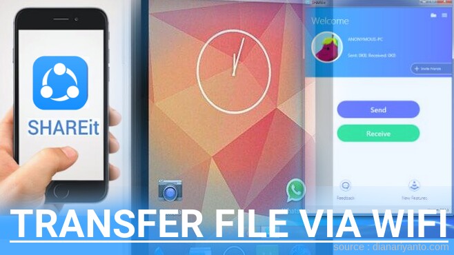 Transfer File via Wifi di Polytron Jetz 4.0 W1400 Menggunakan ShareIt Versi Baru