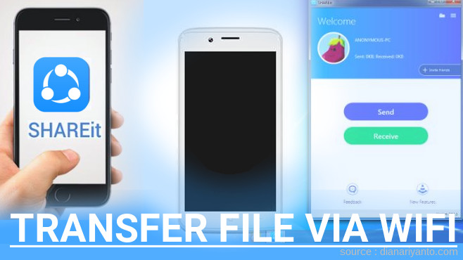 Transfer File via Wifi di Polytron L501 Menggunakan ShareIt Terbaru