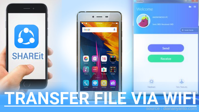 Tips Transfer File via Wifi di Polytron PRIME 7 P500 Menggunakan ShareIt Versi Baru