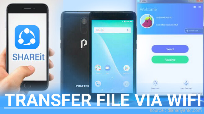 Cara Mudah Transfer File via Wifi di Polytron PRIME A8 A552 Menggunakan ShareIt Terbaru