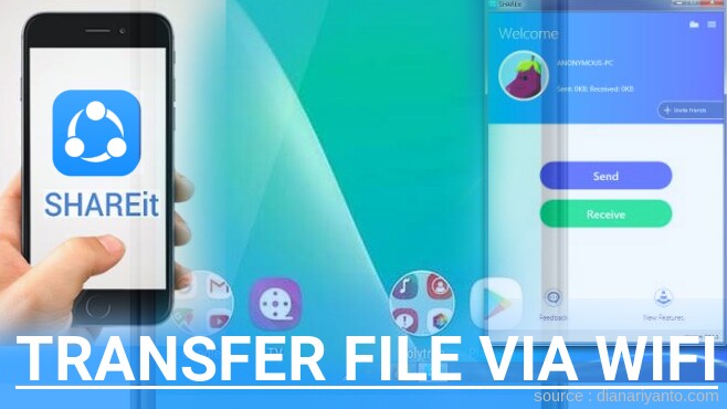 Cara Transfer File via Wifi di Polytron Prime A8 Menggunakan ShareIt Terbaru