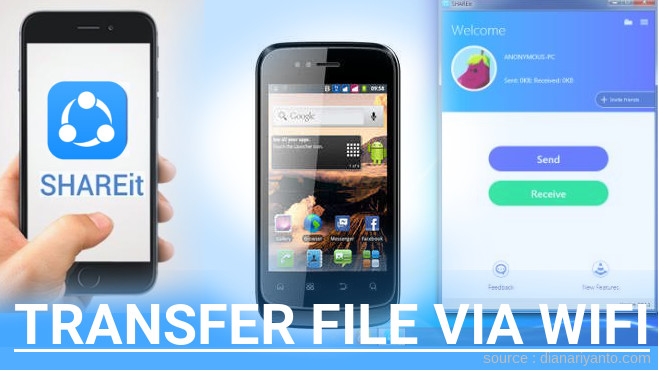 Cara Transfer File via Wifi di Polytron PW1100S Menggunakan ShareIt Versi Baru