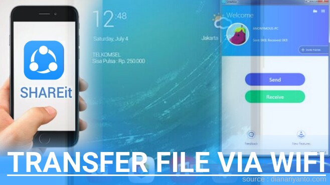 Cara Transfer File via Wifi di Polytron R2508 Menggunakan ShareIt Versi Baru