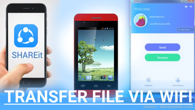 Tutorial Transfer File via Wifi di Polytron Rocket Lite W1351 Menggunakan ShareIt Versi Baru
