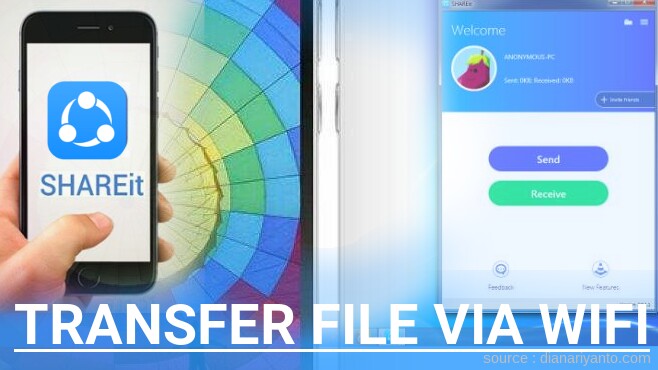 Tips Transfer File via Wifi di Polytron Rocket R2507 T3 Menggunakan ShareIt Terbaru