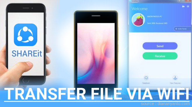 Transfer File via Wifi di Polytron Rocket R3 R2407 Menggunakan ShareIt Terbaru