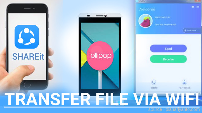 Cara Mudah Transfer File via Wifi di Polytron Rocket T1 R2501 Menggunakan ShareIt Terbaru