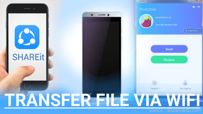 Mengenal Transfer File via Wifi di Polytron Rocket T2 R2502 Menggunakan ShareIt Versi Baru