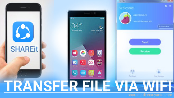Mengenal Transfer File via Wifi di Polytron Rocket T5 R2508 Menggunakan ShareIt Versi Baru