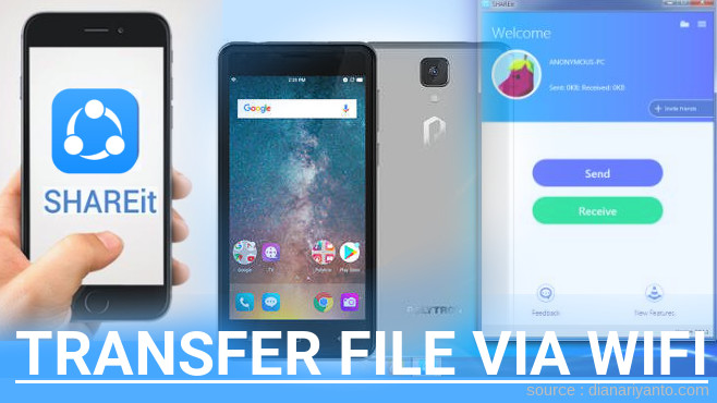 Mudahnya Transfer File via Wifi di Polytron Rocket T7 R250A Menggunakan ShareIt Versi Baru