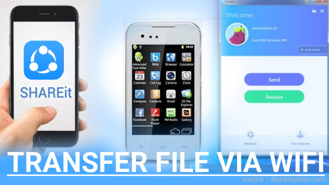 Tips Transfer File via Wifi di Polytron S2350 Menggunakan ShareIt Versi Baru