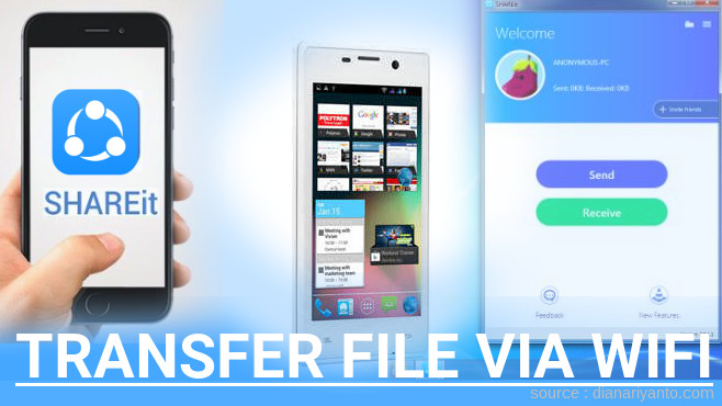 Tutorial Transfer File via Wifi di Polytron W7451 Menggunakan ShareIt Versi Baru