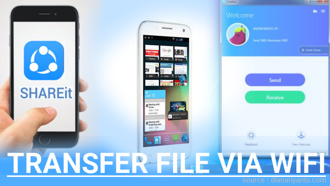 Mengenal Transfer File via Wifi di Polytron W7531 Menggunakan ShareIt Versi Baru