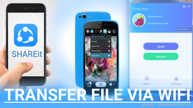 Mengenal Transfer File via Wifi di Polytron W8470 Menggunakan ShareIt Terbaru