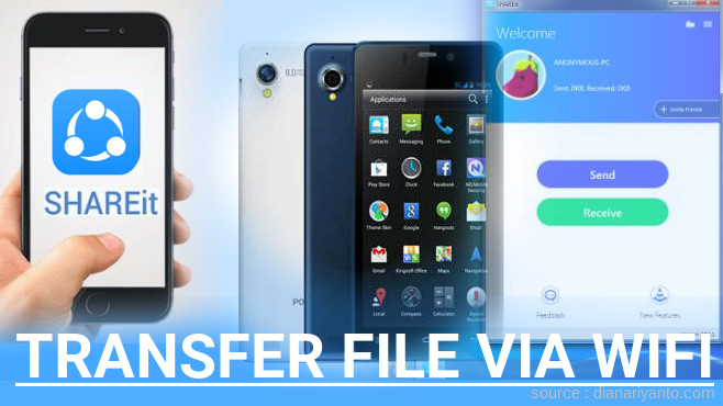 Tips Transfer File via Wifi di Polytron W8480 Menggunakan ShareIt Versi Baru