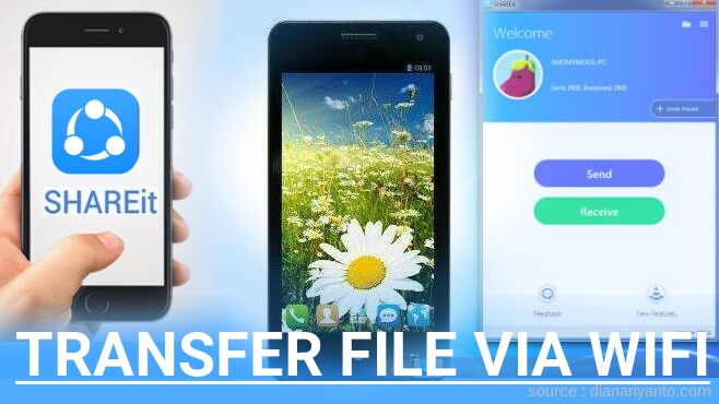 Tutorial Transfer File via Wifi di Polytron Wizard Quadra S2 W7452 Menggunakan ShareIt Versi Baru