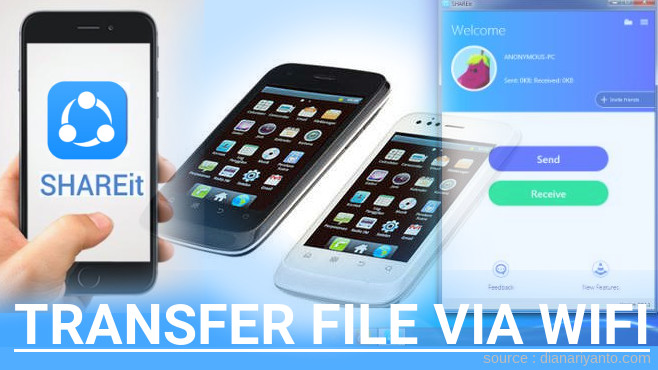 Tips Transfer File via Wifi di Polytron WIZARD W1350 Menggunakan ShareIt Terbaru