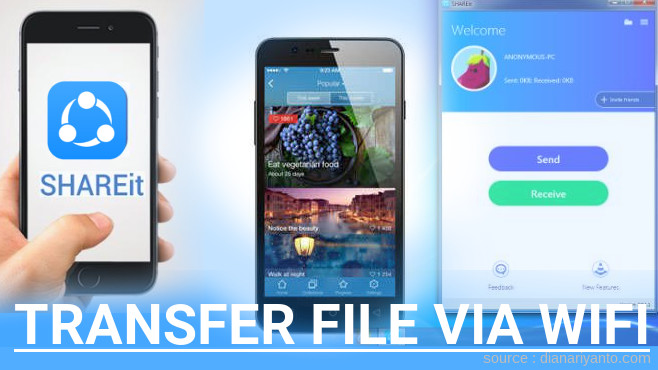 Mengenal Transfer File via Wifi di Polytron Zap 6 4G500 Menggunakan ShareIt Versi Baru