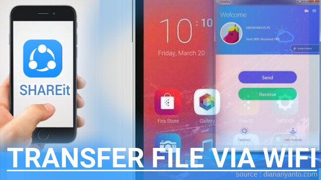 Cara Mudah Transfer File via Wifi di Polytron ZAP 6 Cleo 4G500 Menggunakan ShareIt Versi Baru