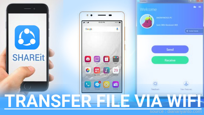 Tips Transfer File via Wifi di Polytron Zap 6 FLAZ 4G503 Menggunakan ShareIt Versi Baru
