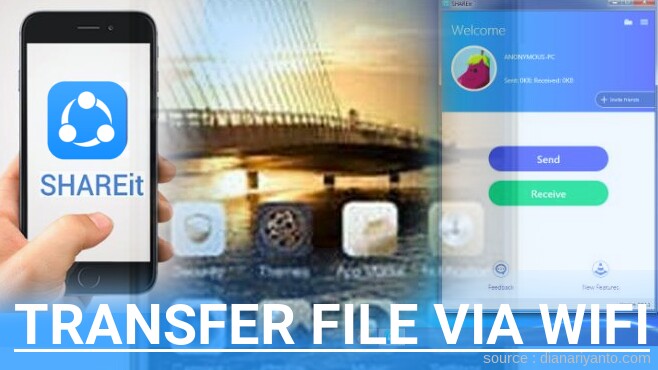 Mengenal Transfer File via Wifi di Polytron ZAP 6 Posh Note 4G551 Menggunakan ShareIt Versi Baru