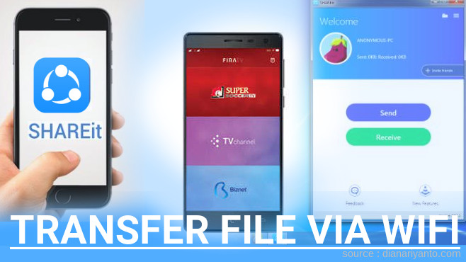 Mengenal Transfer File via Wifi di Polytron Zap 6 Power 4G502 Menggunakan ShareIt Versi Baru