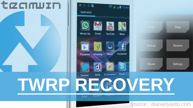 Pasang TWRP Polytron Wizard Twins W2500 Beta
