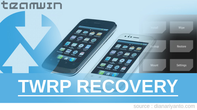 TWRP Recovery Polytron WIZARD W1350 Paling Simpel